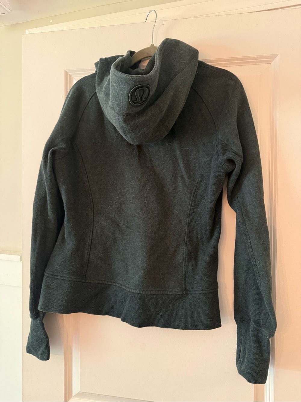 lululemon athletica Heathered Green Scuba Hooded Full-Zip Jacket - Picture 3 of 3